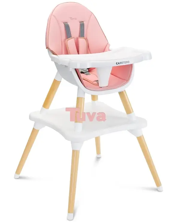 Дитячий стільчик для годування Caretero Tuva Pink